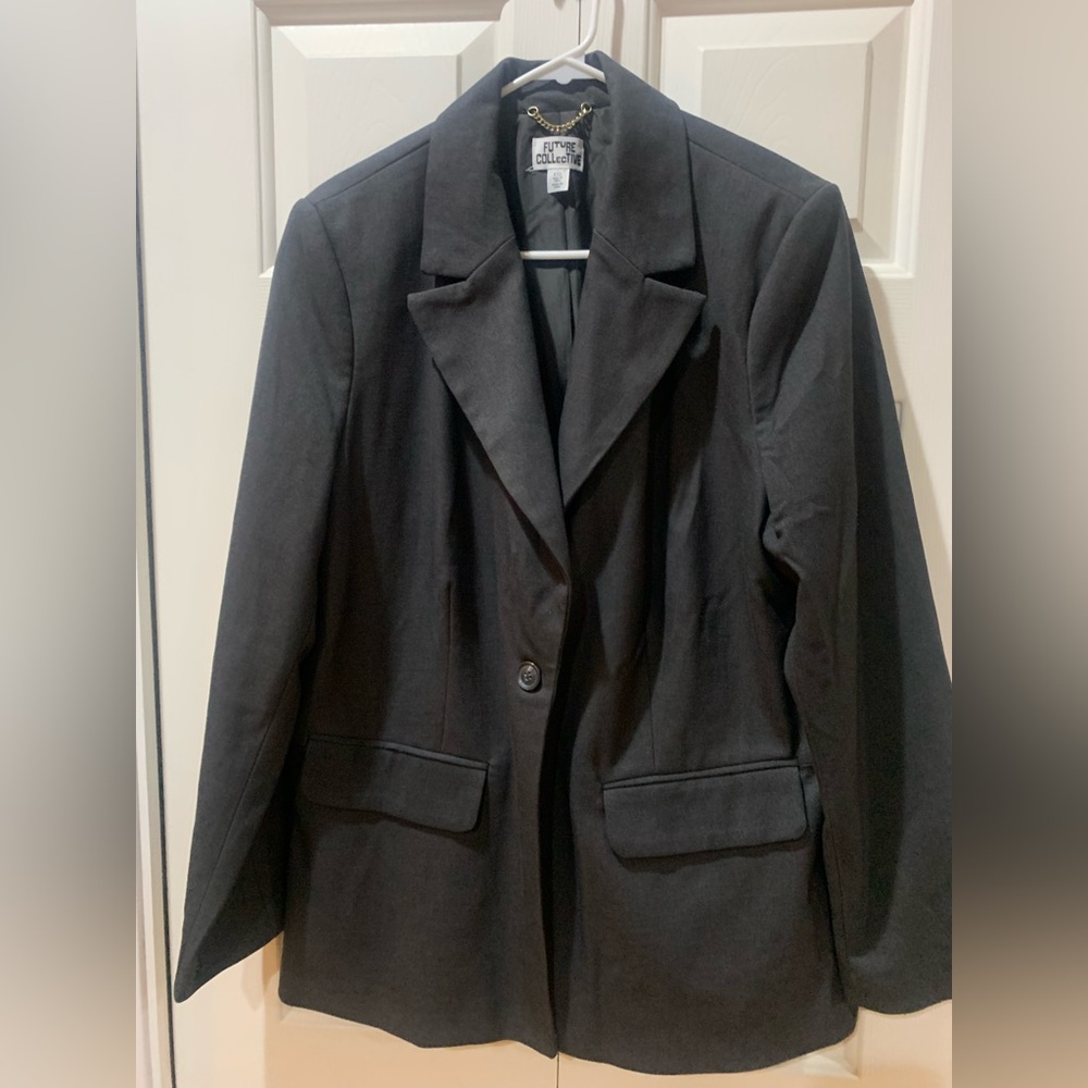 NWOT Future Collective one button blazer XXL
